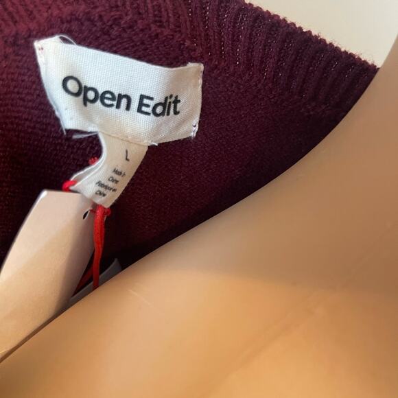 Open Edit Stitch Sleeve Sweater - Picture 8 of 8